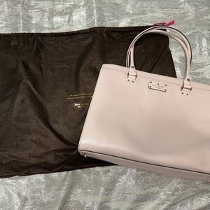 NWOT Kate Spade Wellesley Pink Leather Tote Bag
